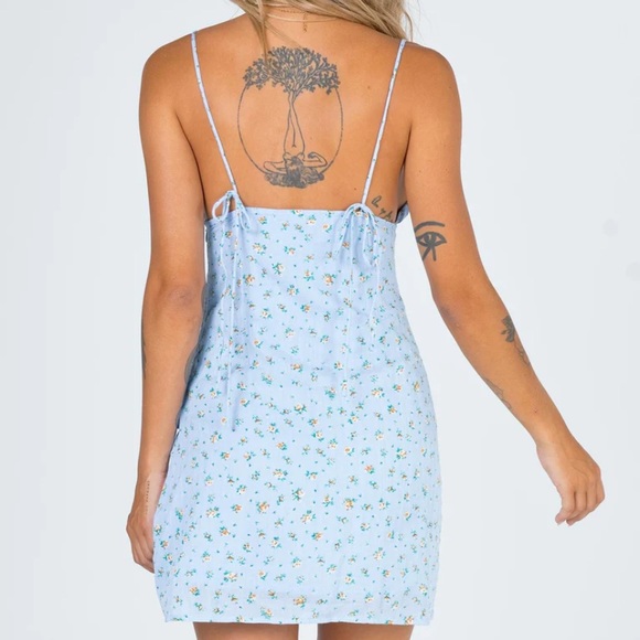 Princess Polly Hilda blue mini dress - Picture 3 of 7